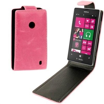 Flip kotelo Nokia Lumia 520 - Pinkki 