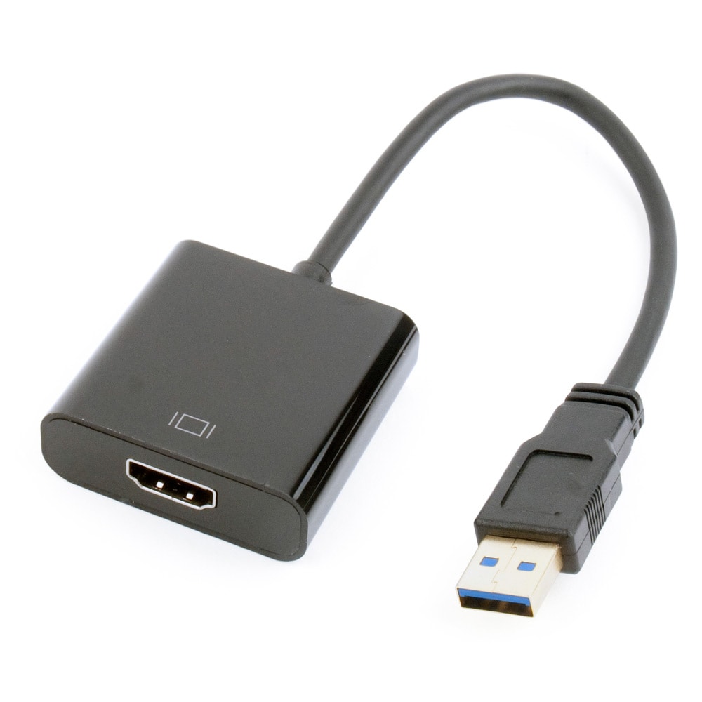 Laadukas USB-HDMI-kaapeli - 1080p 60Hz, USB-virta