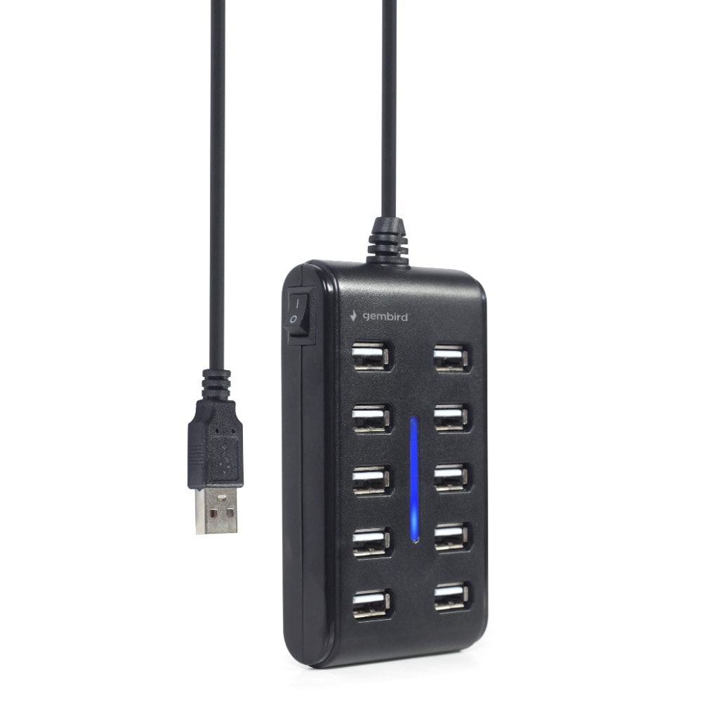 10-porttinen USB 2.0 Hubi