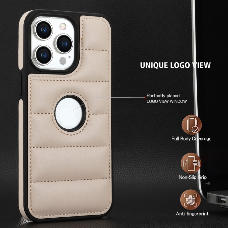 Takakuori iPhone 14 Plus - Musta/Apricot -puhelimelle