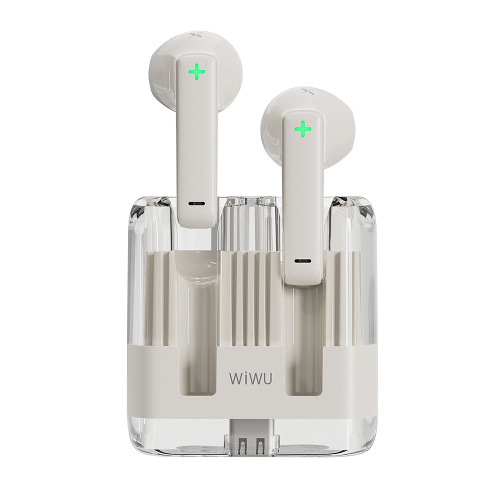 WIWU Langattomat Bluetooth-kuulokkeet TWS - valkoinen