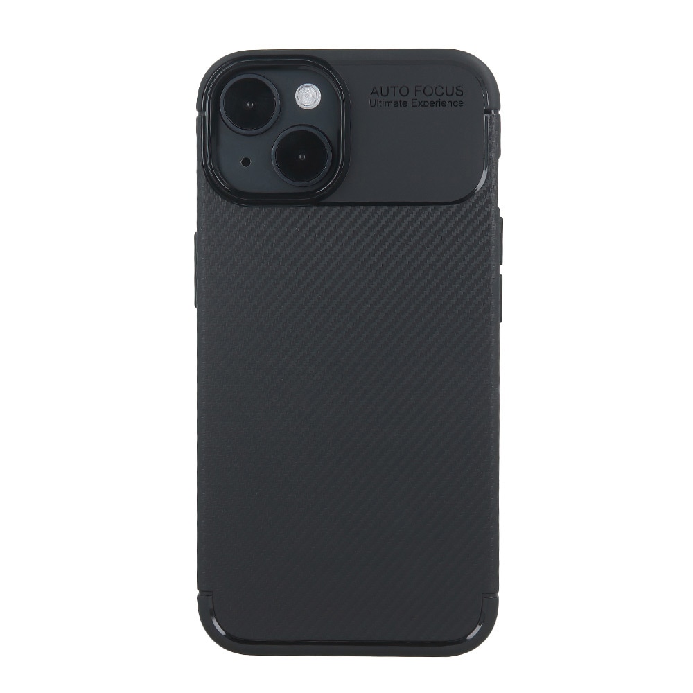 Musta takakuori iPhone 15 Pro Maxille - Hiilikuitu