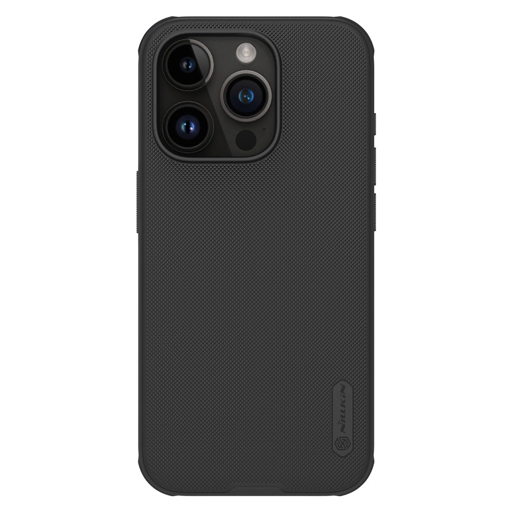 Nillkin Super Frosted Shield Pro iPhone 15 Pro:lle - musta