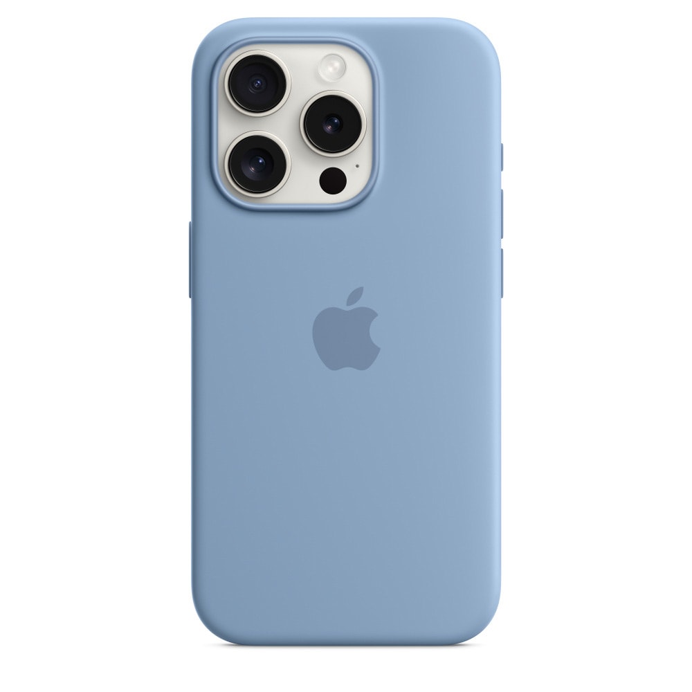 Apple Silikonikotelo MagSafella iPhone 15 Pro:lle - talvisininen