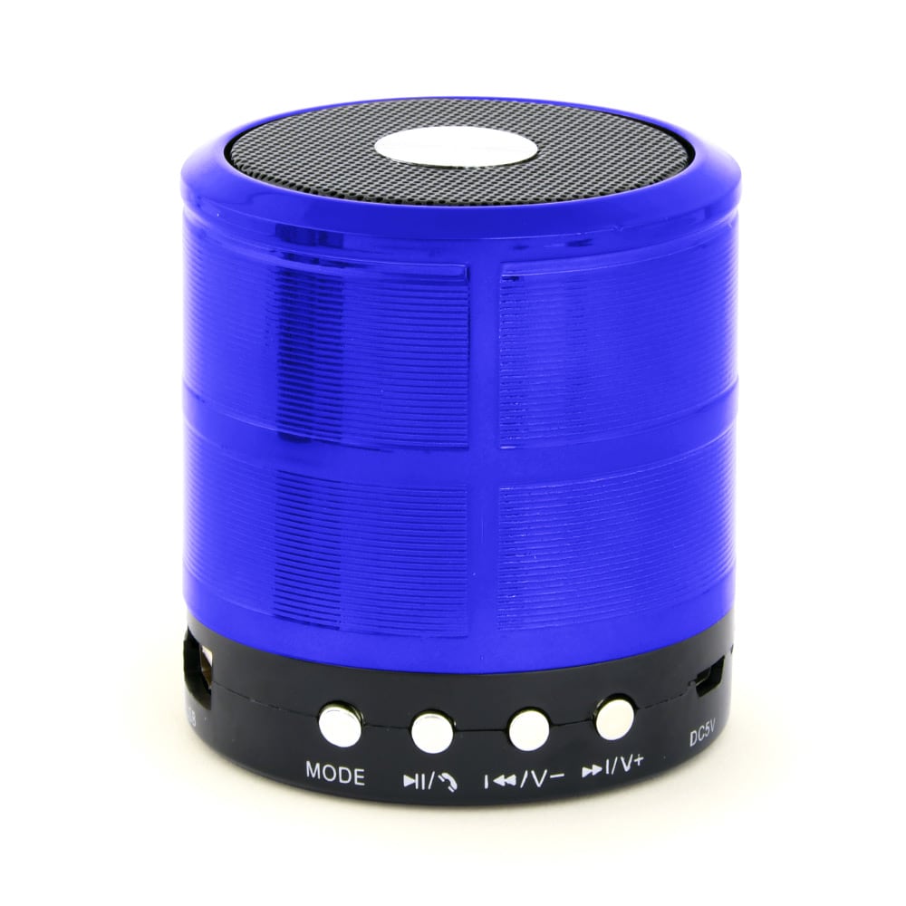 Bluetooth-kaiutin mikrofonilla - sininen