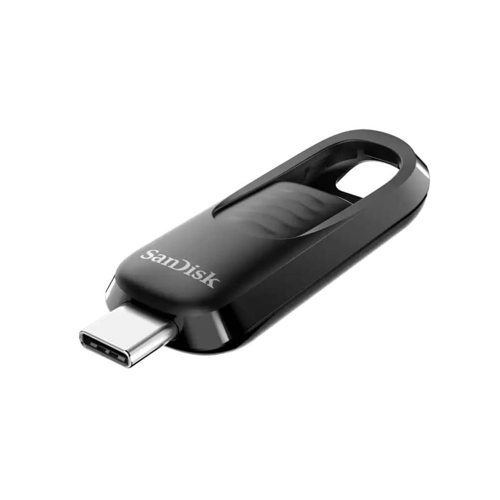 SanDisk Ultra Slider USB-C-muistitikku 64 Gt, jossa on USB 3.2 Gen 1 -suorituskyky