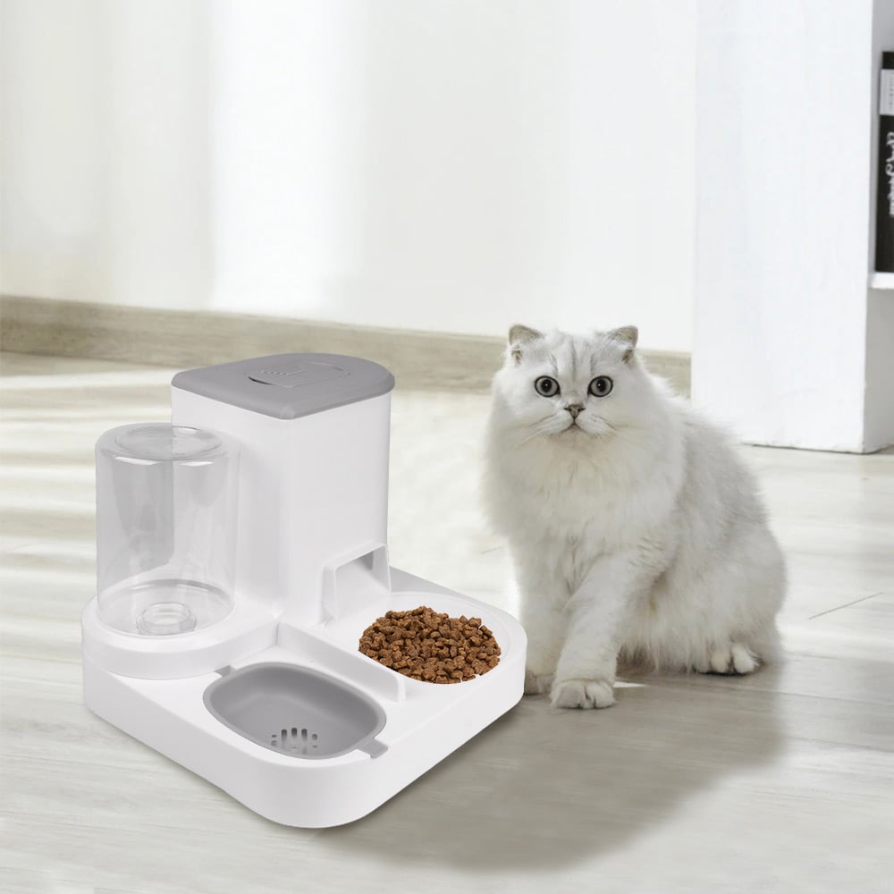 Automaattinen ruoka- ja vesiastia kissoille ja koirille