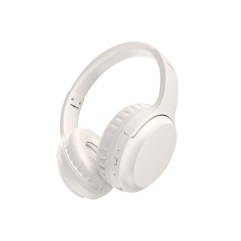 On-Ear Bluetooth-kuulokkeet säädettävällä kuulokepannalla - Valkoinen