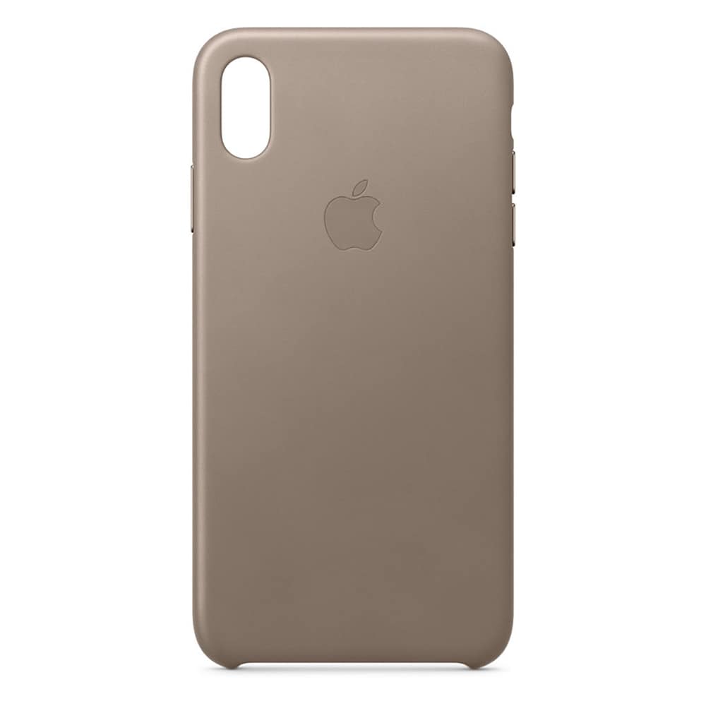 Apple Nahkakotelo MRWR2ZM/A iPhone XS Max -puhelimelle - Taupe