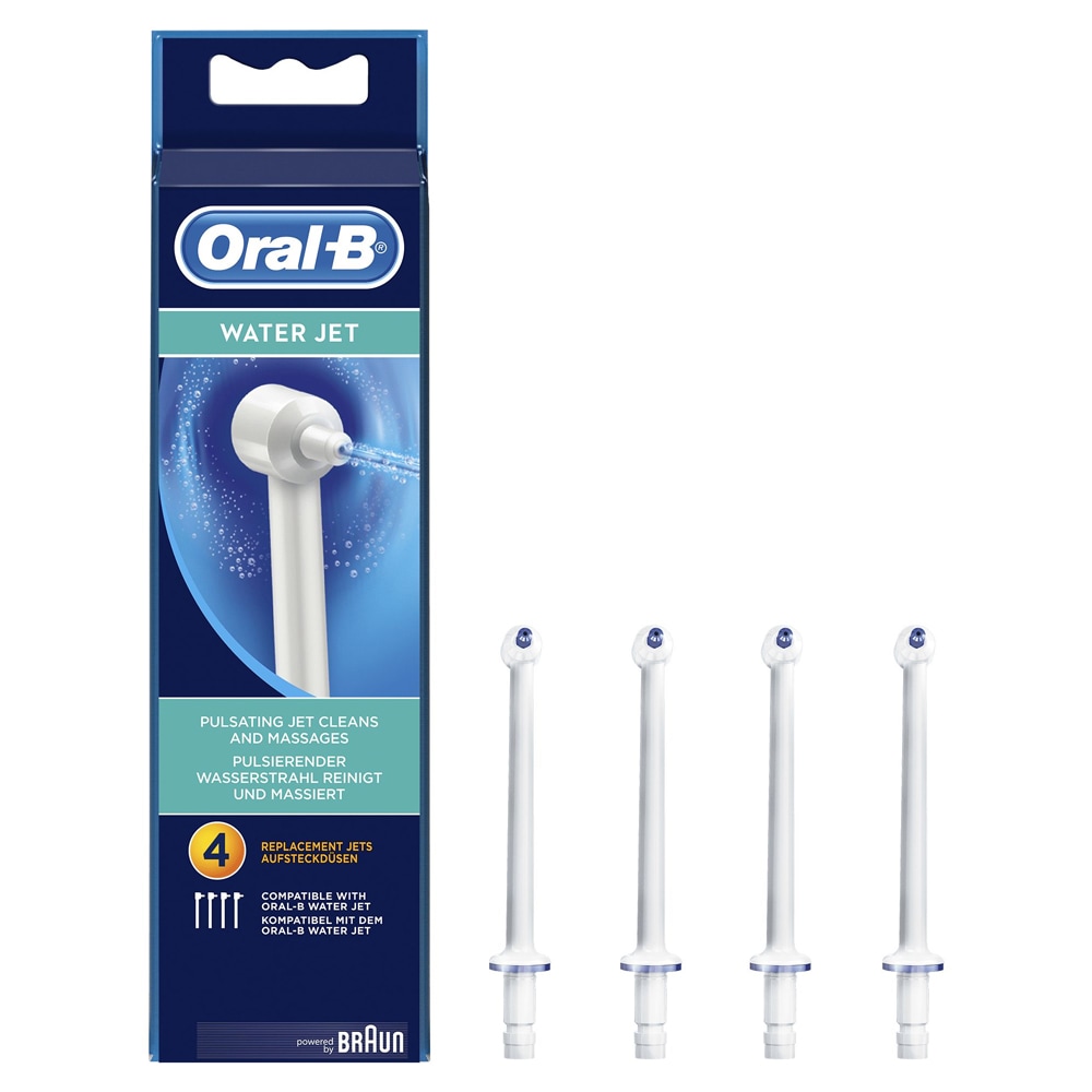 Oral-B WaterJet korvaavat neulat vesihuuhtelulaitteeseen - 4-pack