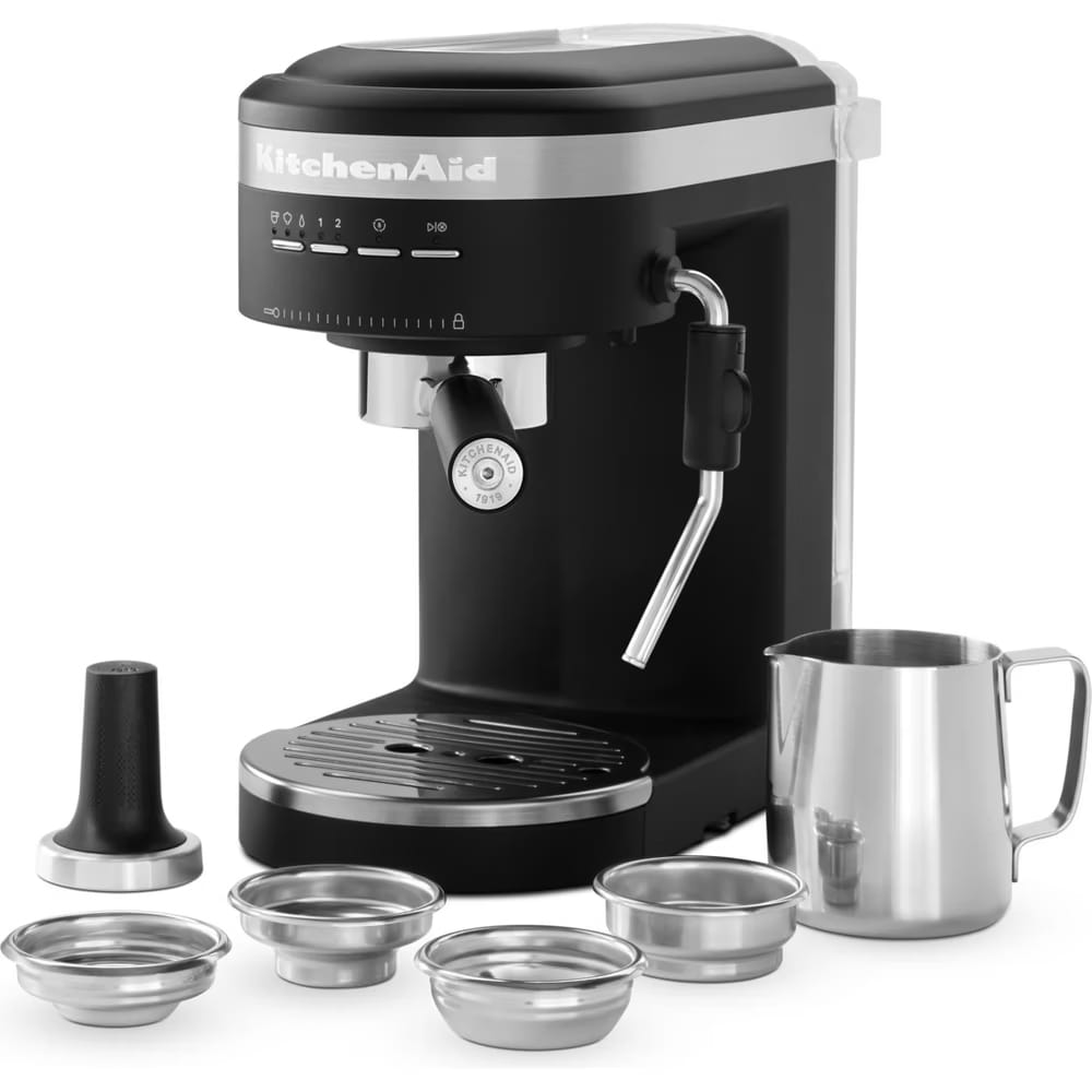 KitchenAid espressokeitin 5KES6403EBM italialaisella 15 baarin pumpulla varustettuna