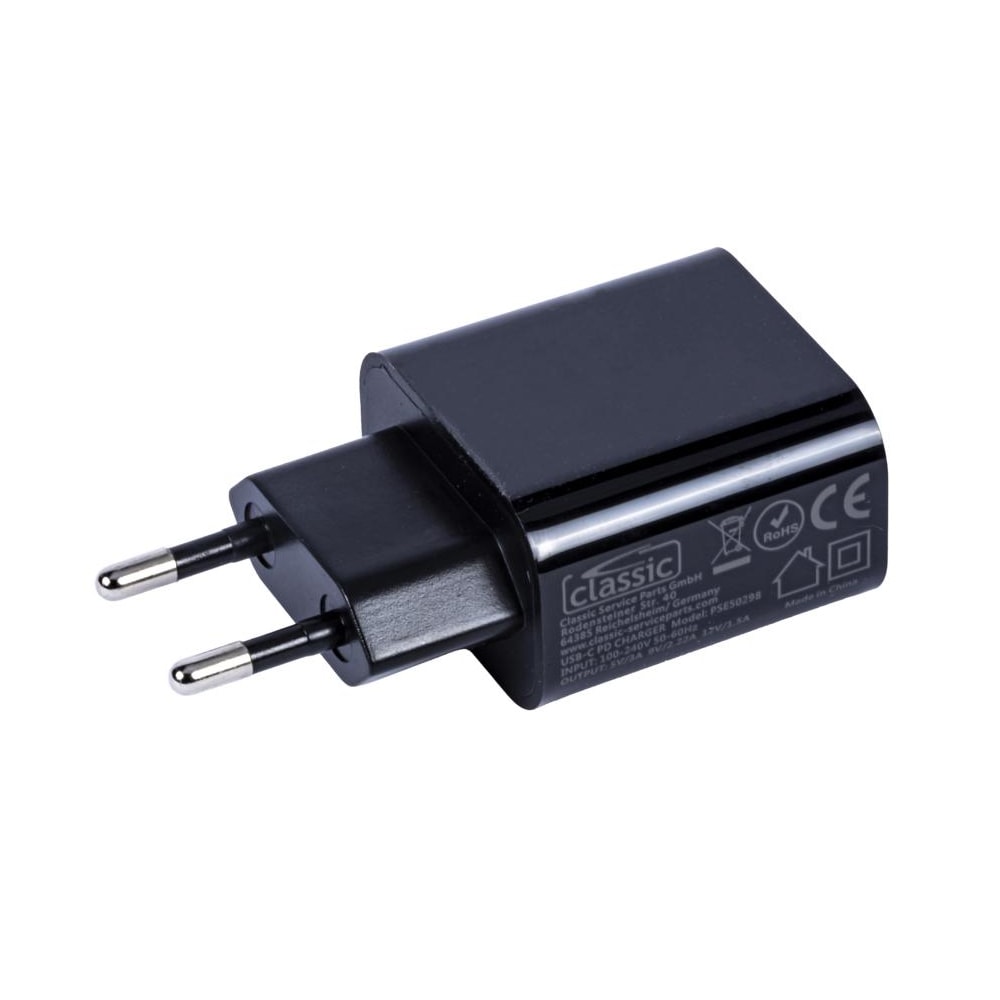 USB-laturi, jossa 1x USB-C PD 20W pikalatausta varten, PSE50298