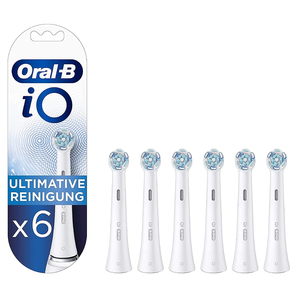 Oral-B iO Ultimate Clean pyörivät harjanpäät - 6-pakkaus