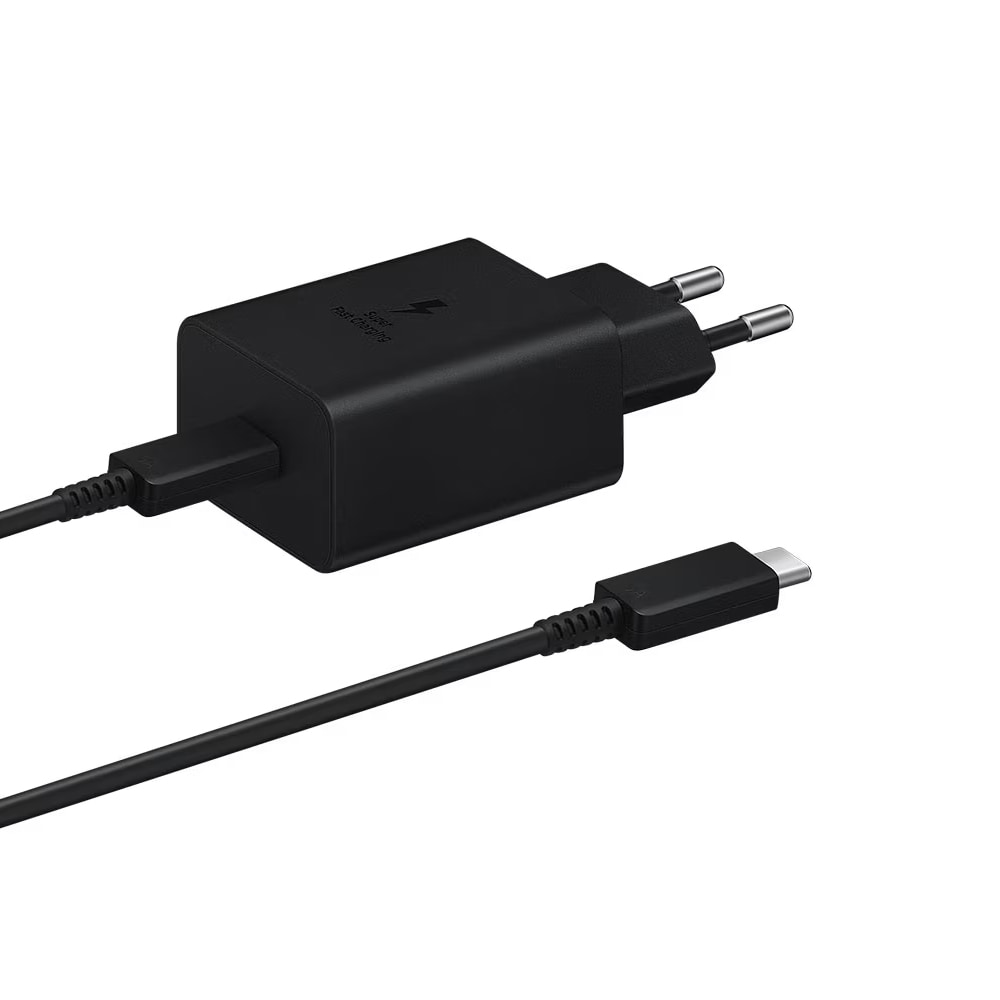 Samsung USB-C-laturi 45W T4510 ja USB-C-kaapeli - musta