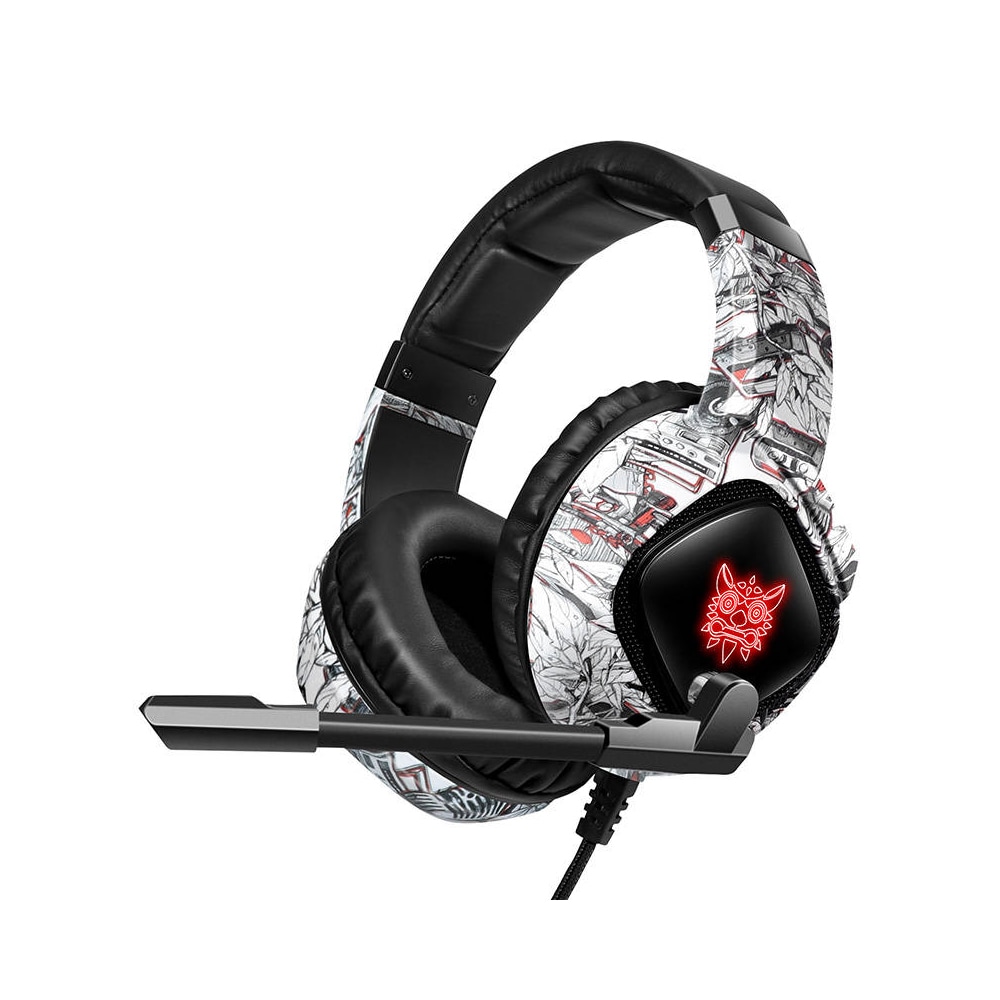 Onikuma Gaming Headset 50mm Neodymium magneetilla ja muistivaahdolla - Camo