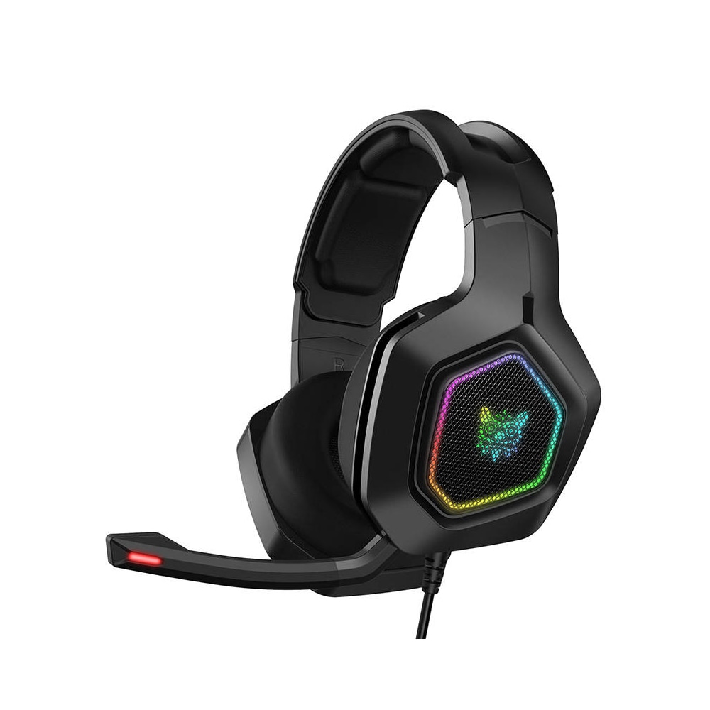 Onikuma Gaming Headset 50mm kaiuttimilla ja melua vaimentavalla mikrofonilla - musta