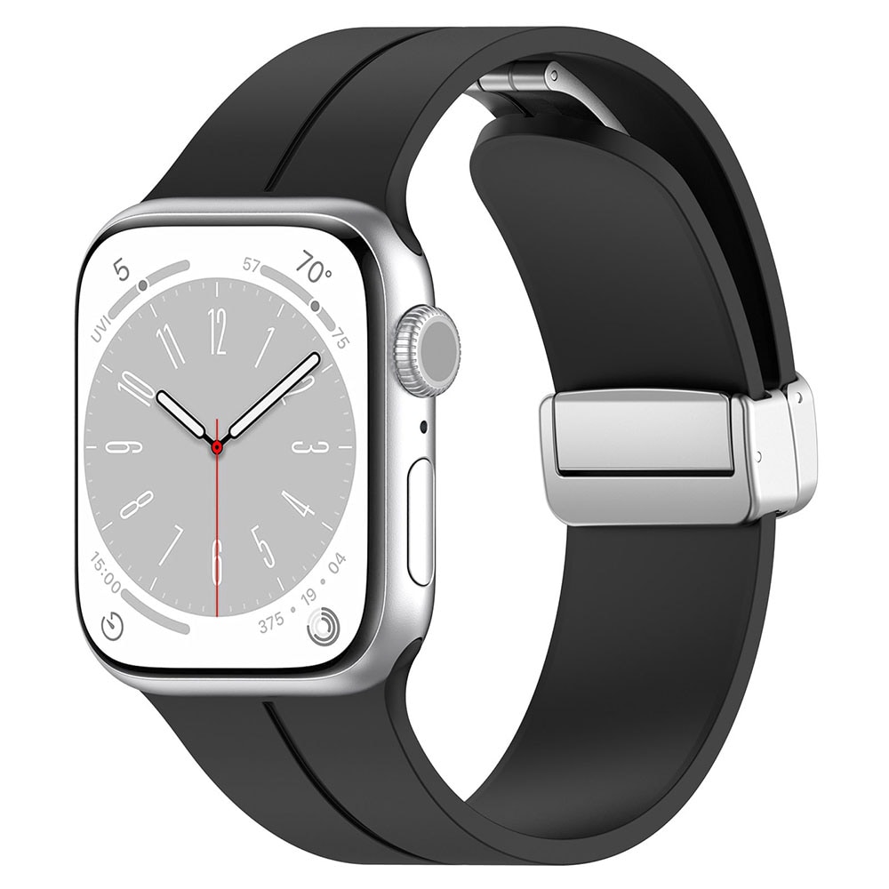 Magneettinen ranneke Apple Watch Ultra 2 / Ultra 3 38/40/41mm - Musta