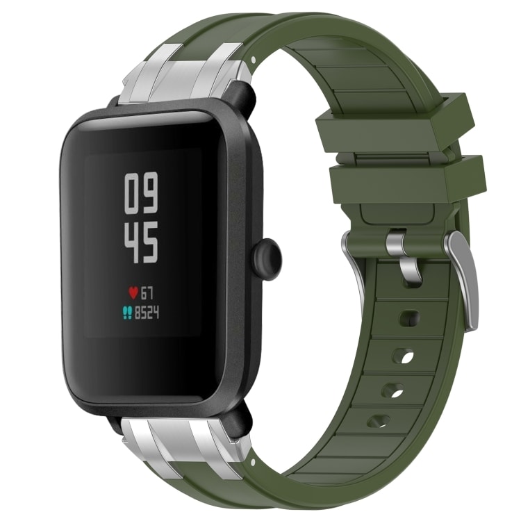 Silikoniranneke Amazfit Watch Bip 5 22mm - vihreä - Silikoniranneke Amazfit Watch Bip 5 22mm - vihreä