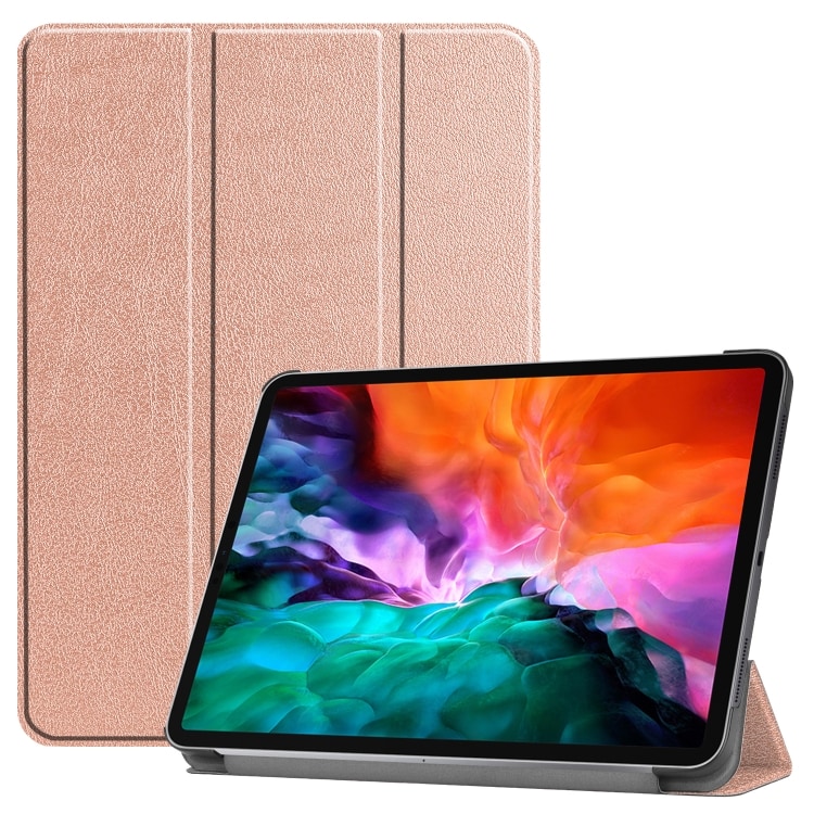 Kotelo jalustalla iPad Air 13 2024 / Pro 12.9" 2022 - RoseGold - RoseGold