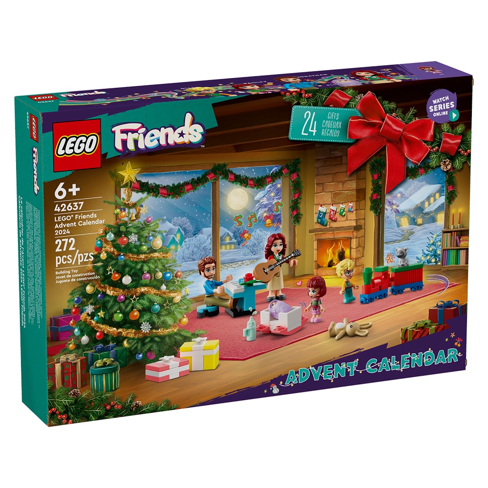 LEGO Friends 2024 Adventtikalenteri 24 juhlayllätyksellä varustettuna