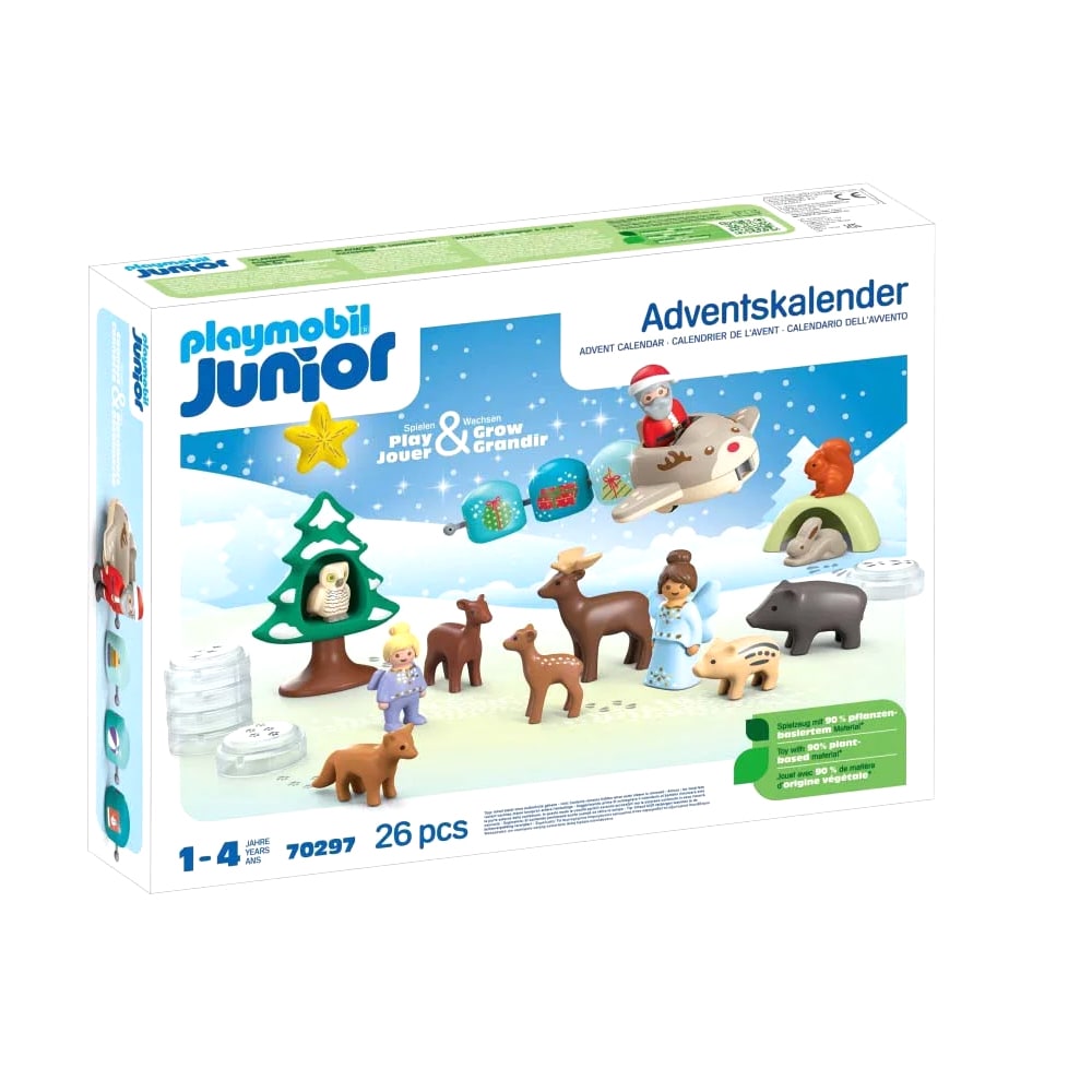 Adventtikalenteri Playmobil Junior - Luminen joulu 24 viehättävää yllätystä sisältäen