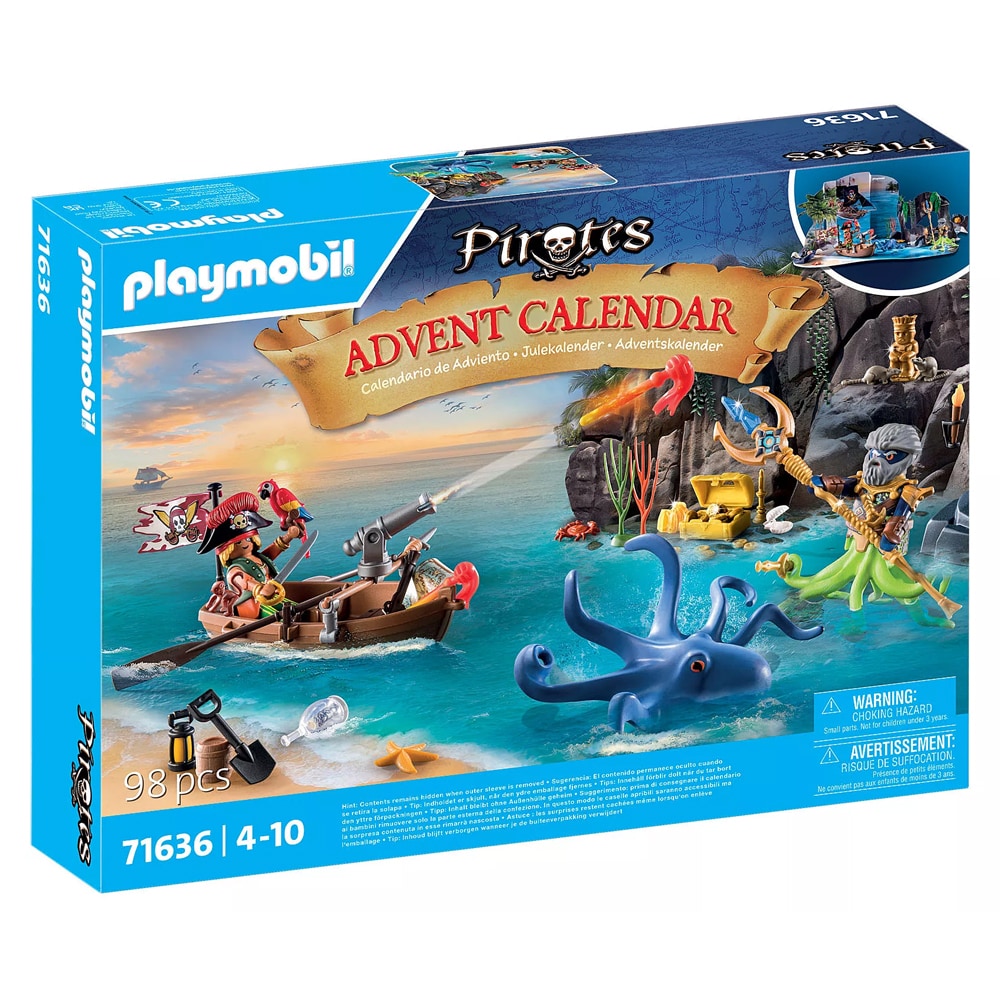 Adventtikalenteri Playmobil - Merirosvot 24 merirosvot täynnä yllätyksiä