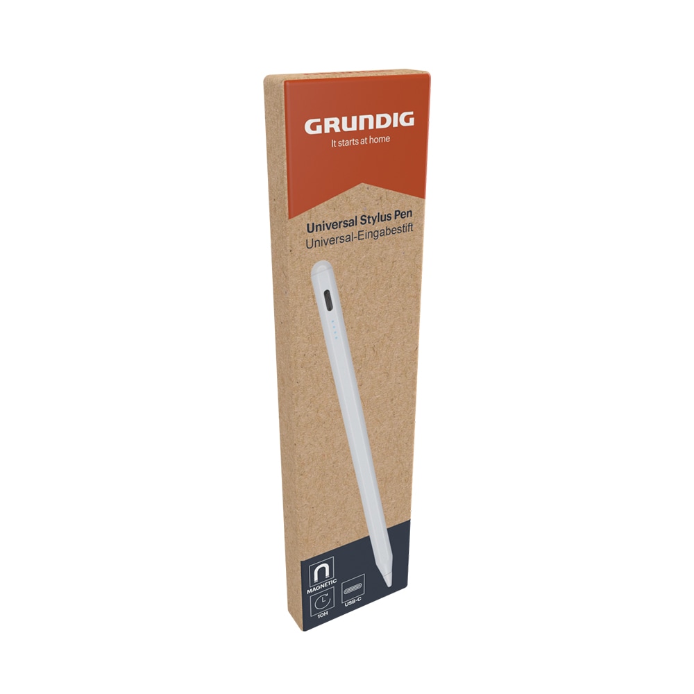 Grundig stylus-kynä - valkoinen, universaali yhteensopivuus