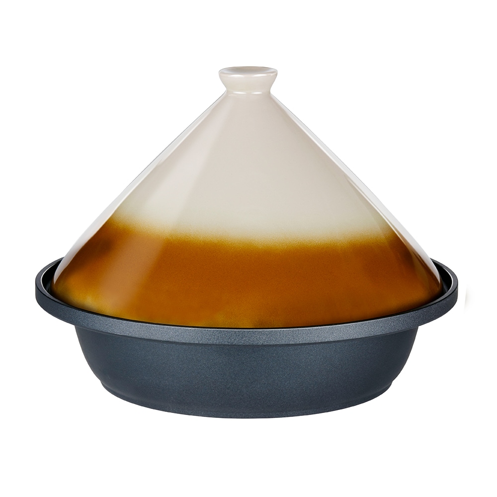 Tajine / tagine pannu keraamisella kannella, 2,5 litraa ja halkaisija 30 cm