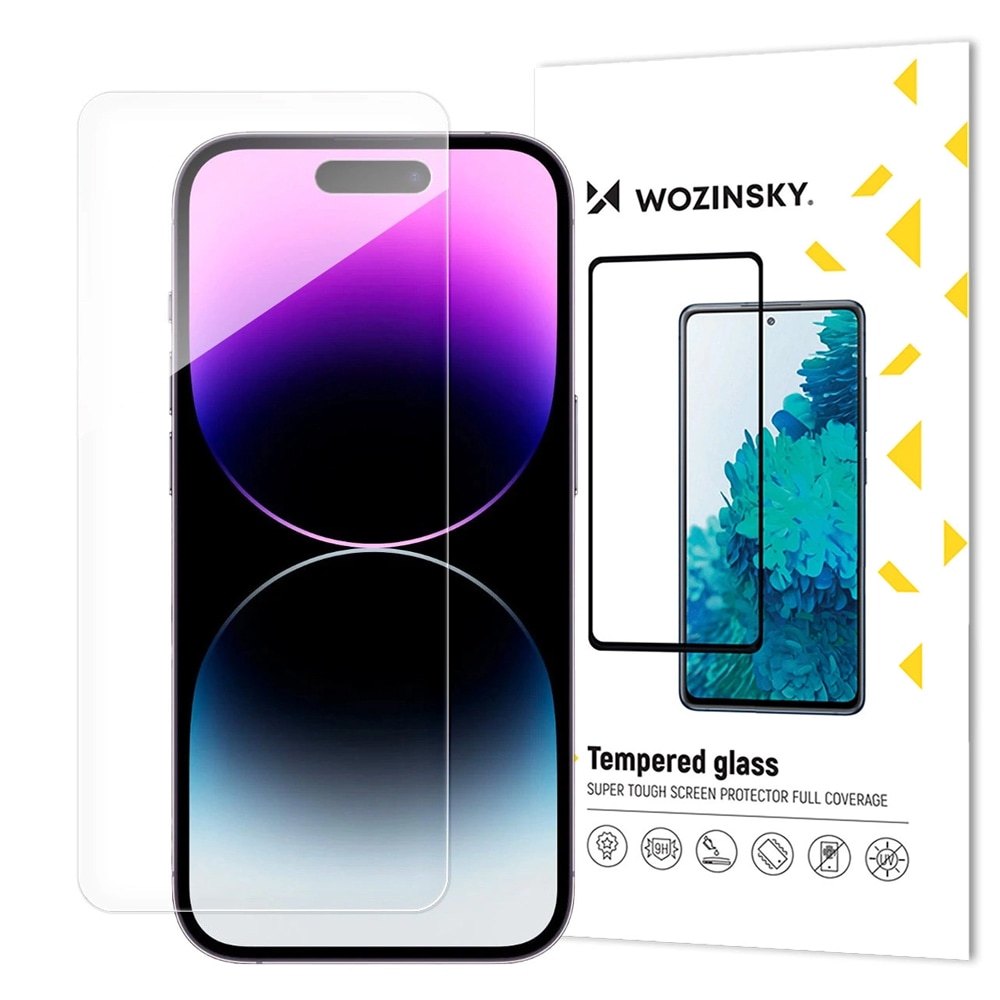 Wozinsky kovetettu näytönsuoja iPhone 16 Pro 9H kovuus