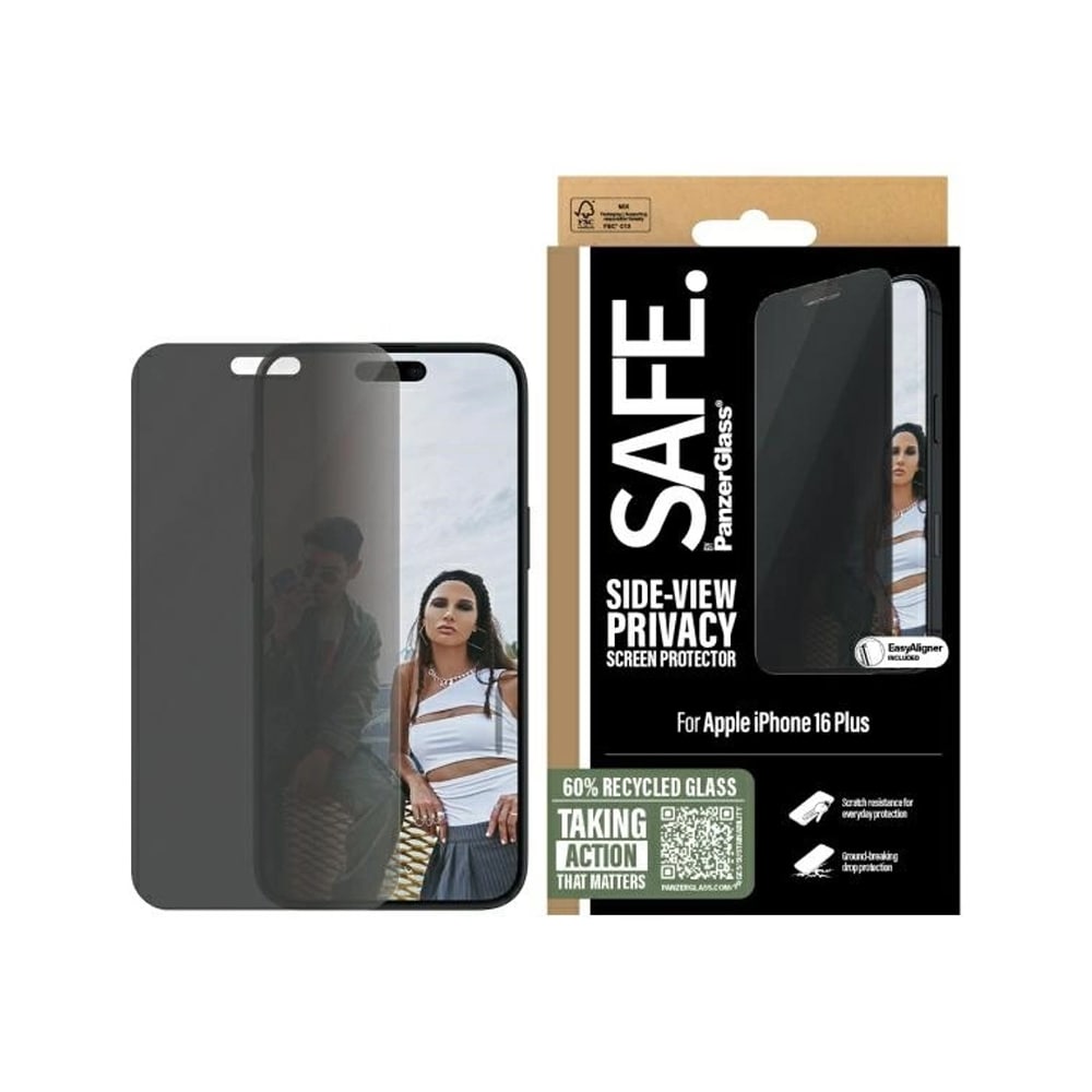 SAFE by PanzerGlass Yksityisyyden suoja iPhone 16 Plus -puhelimelle