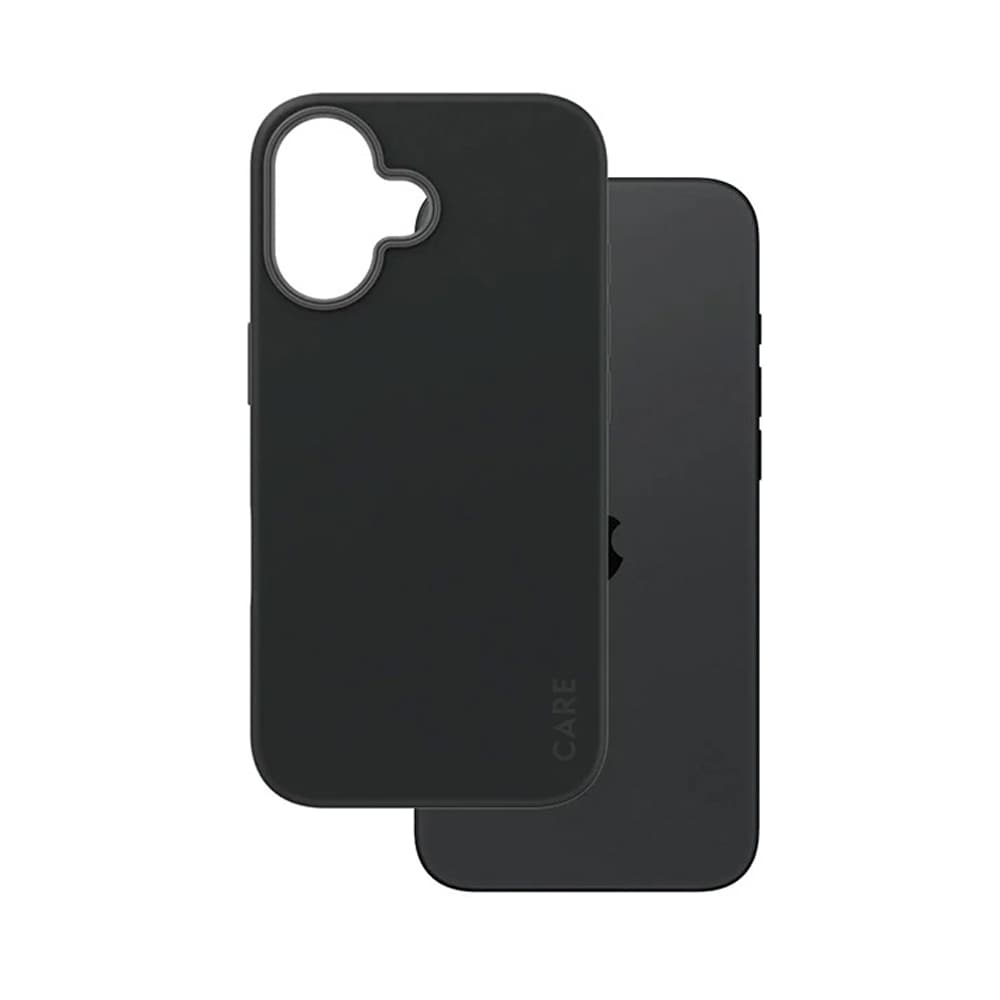 CARE by PanzerGlass Back Cover with MagSafe iPhone 16:lle 6.1" - Musta