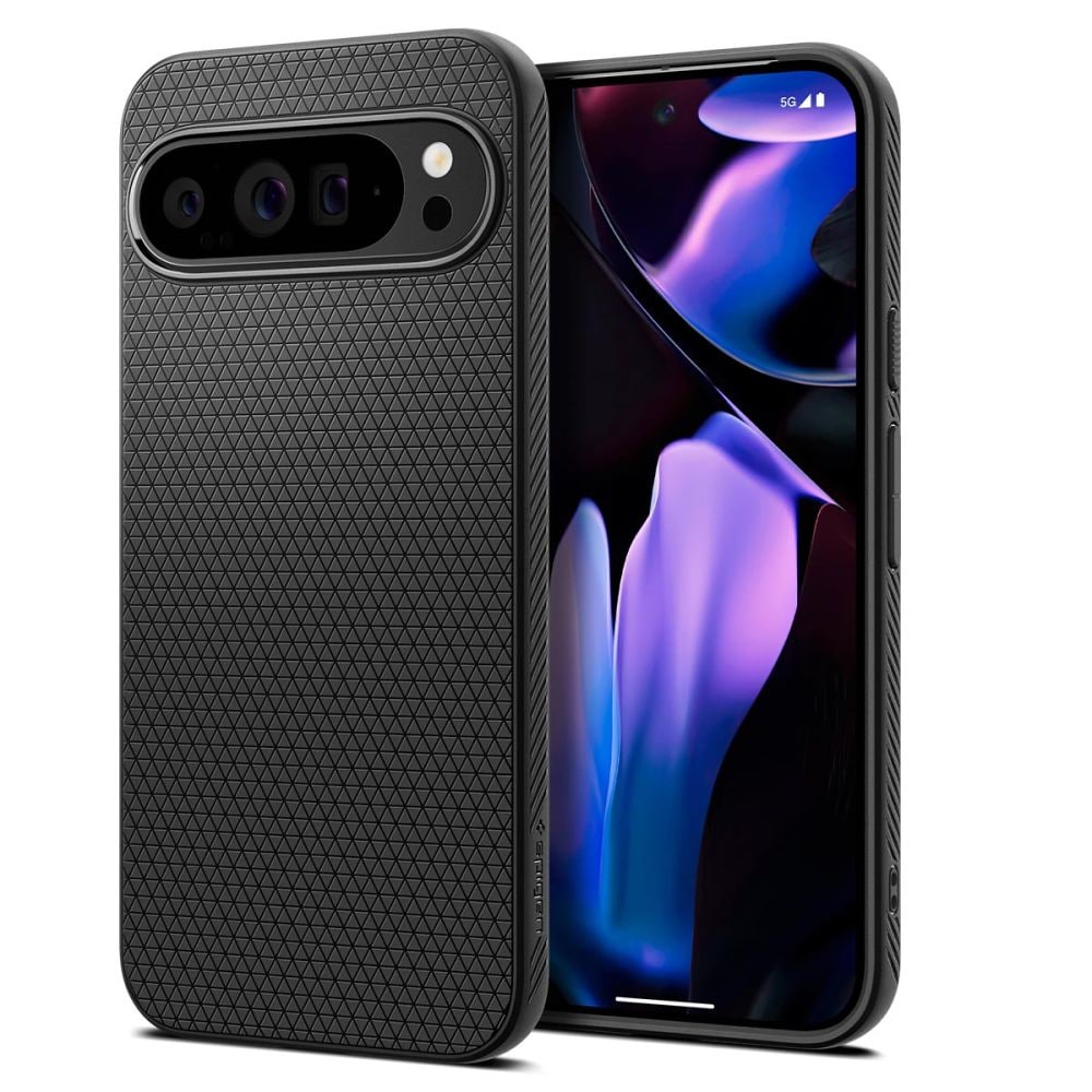 Spigen Liquid Air -kotelo Google Pixel 9 Pro XL:lle - musta