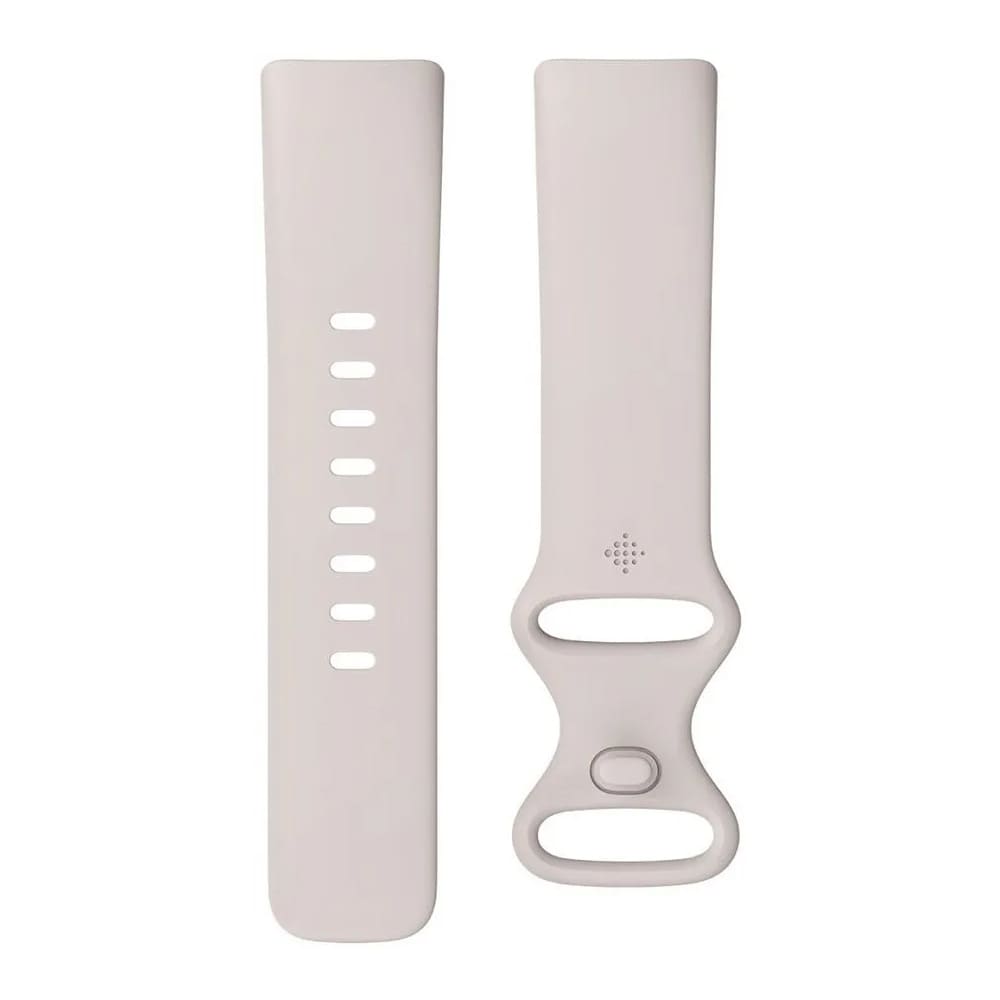 Fitbit Infinity Band Large - Lunar White - mukava ranneke aktiiviseen elämäntapaan