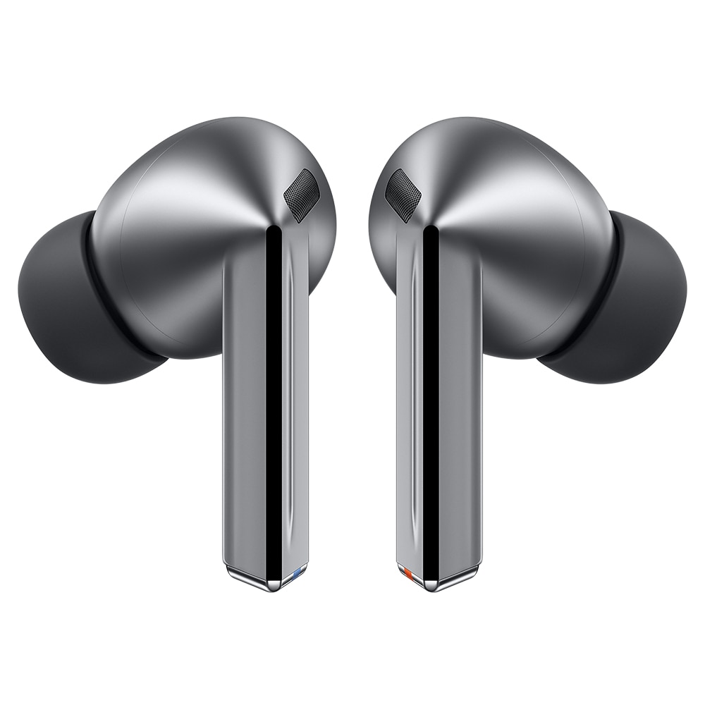 Samsung Galaxy Buds3 Pro mukautuvalla melunvaimennuksella ja teräväpiirtoäänellä - hopea