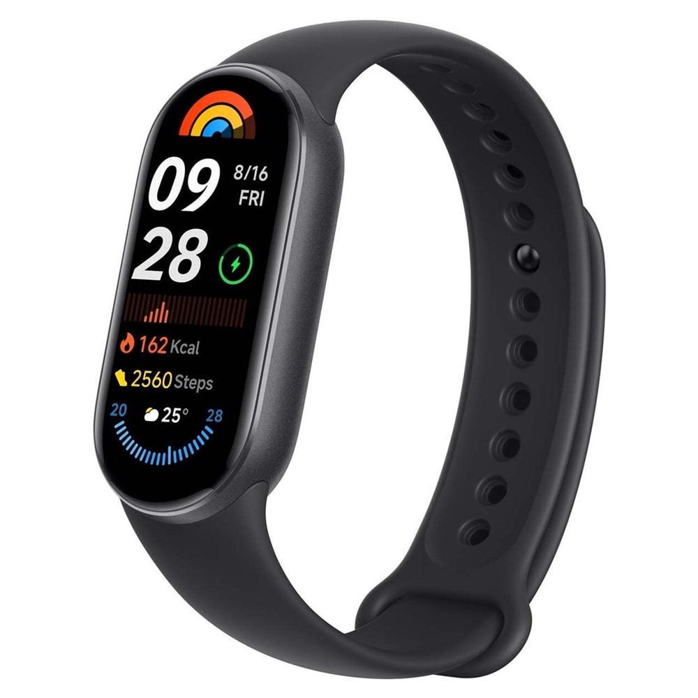 Xiaomi Smart Band 9, jossa on AMOLED-näyttö ja pitkä akun kestoikä