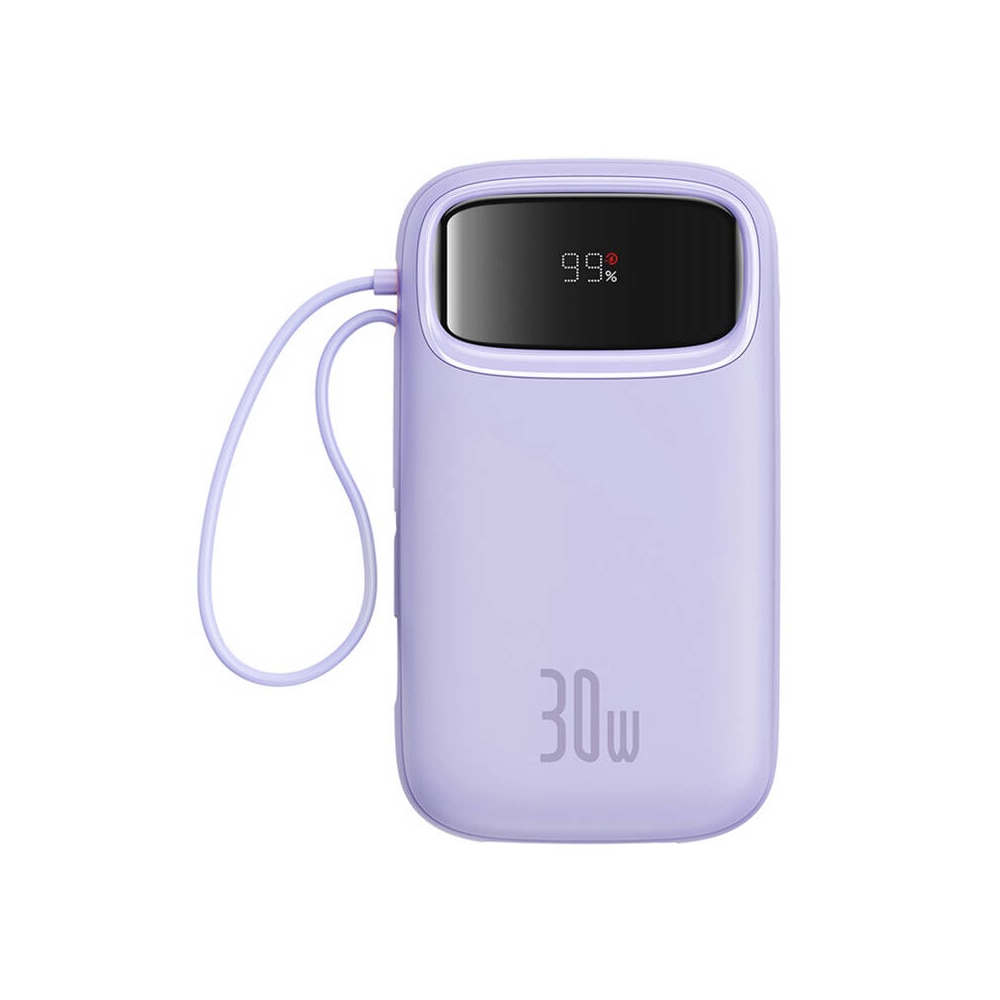 Baseus QPow 2 Powerbank 30W 20000mAh 2xUSB-C:llä - violetti - Lila