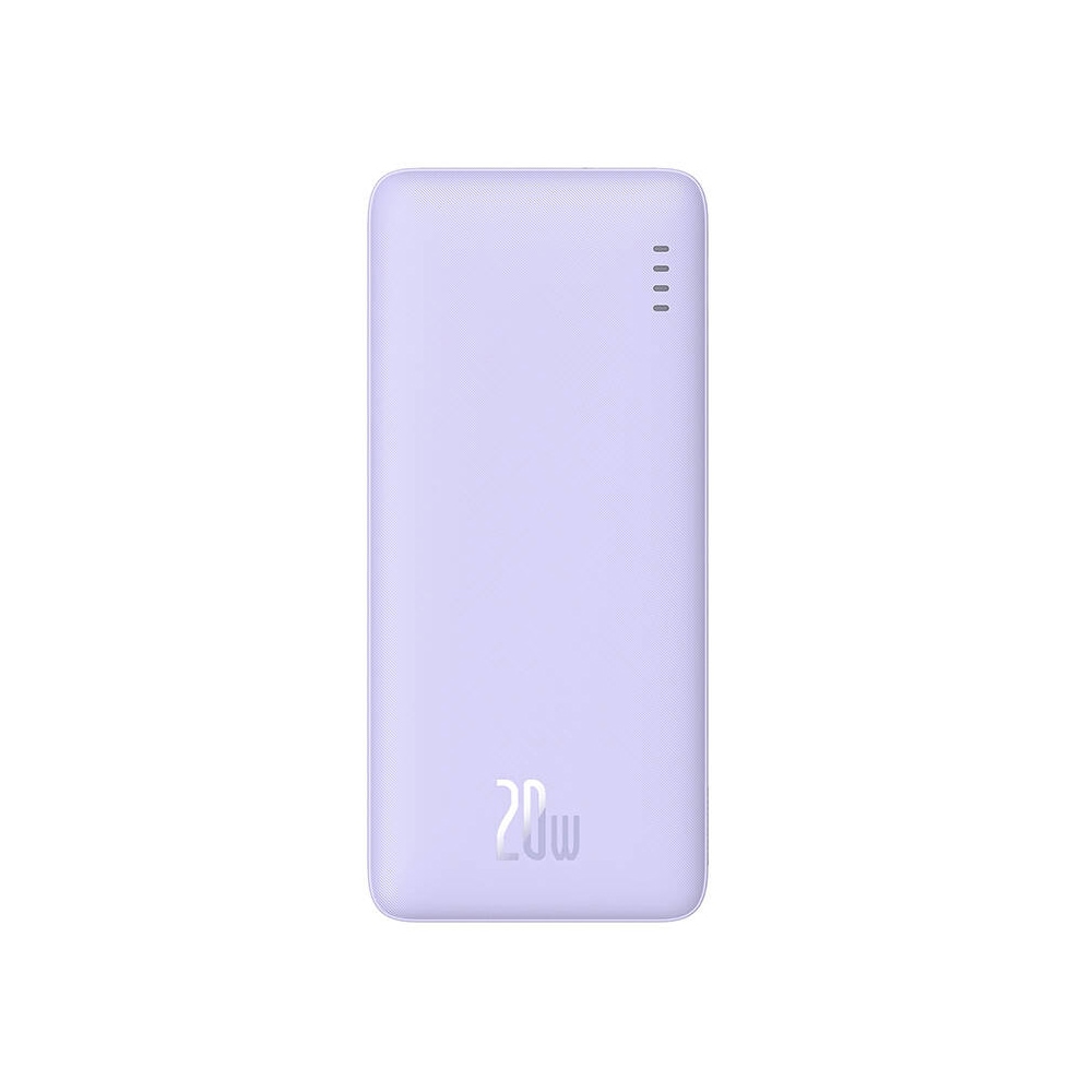 Baseus Airpow Powerbank kaksisuuntaisella pikalatauksella 20W 20000mAh - Violetti