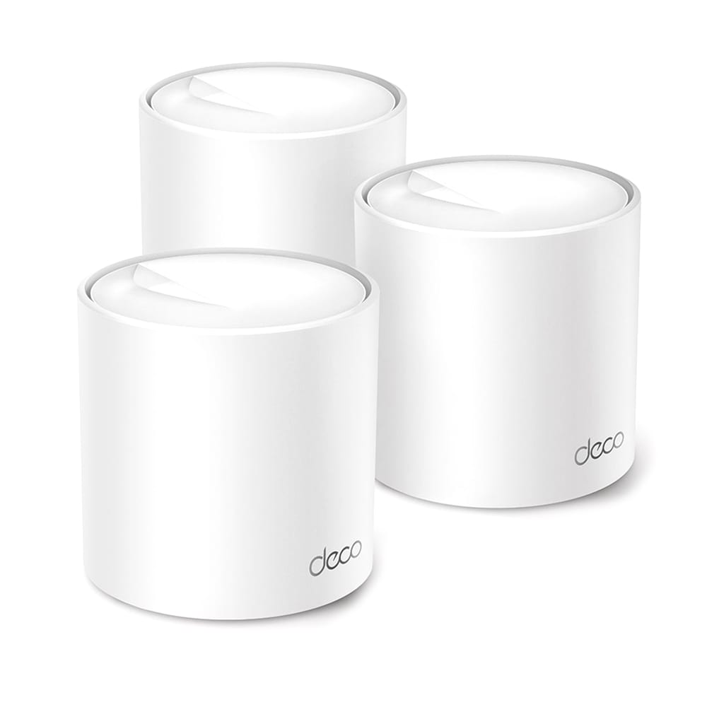 TP-Link Deco X50 Home Mesh System 3-pack, jossa Wi-Fi 6