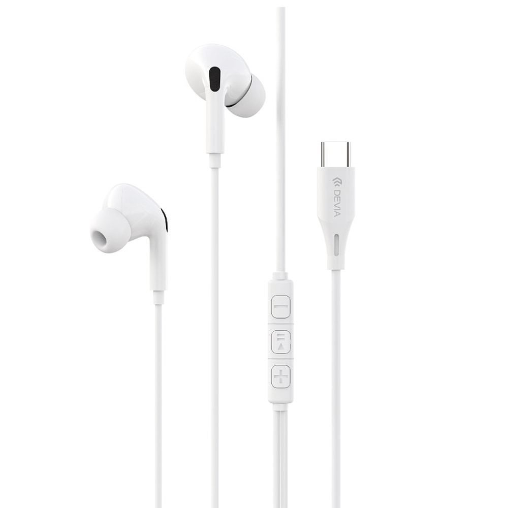 Devia Kintone A2 In-Ear-kuulokkeet USB-C:llä - valkoinen