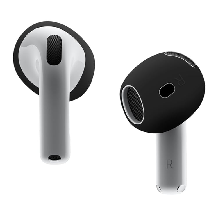 Silikonikuori Apple AirPods 4:lle - Svart