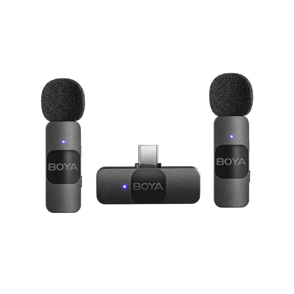 Boya BY-V20 Langattomat mikrofonit - USB-C-vastaanotin