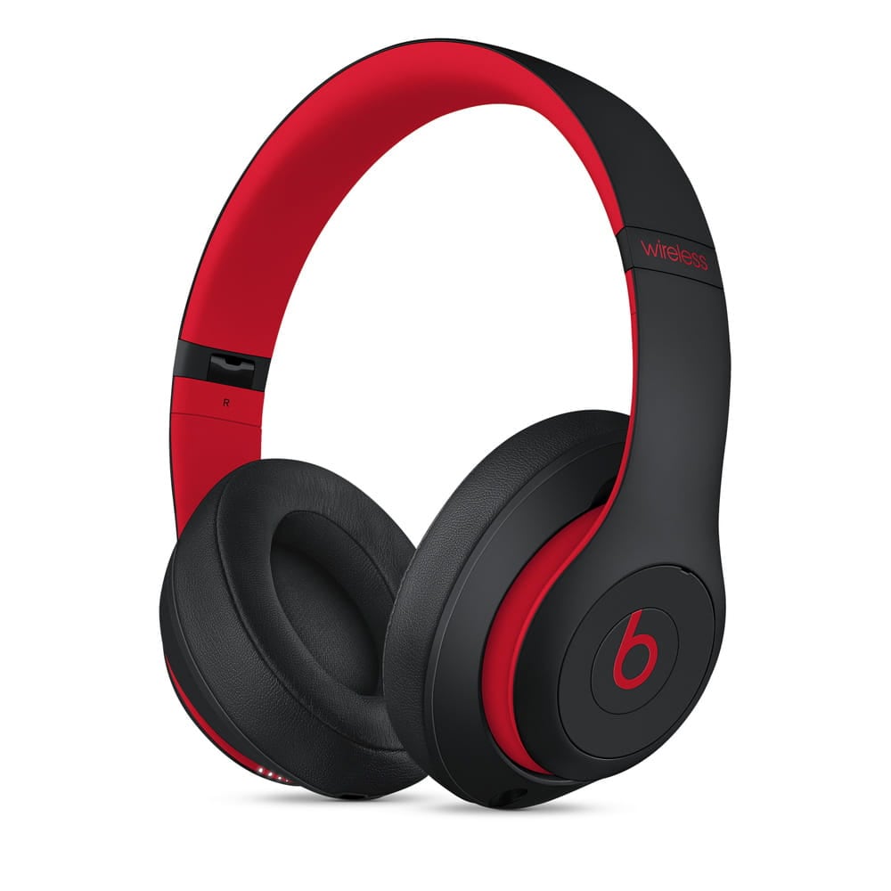 Beats Studio 3 langattomat Bluetooth-kuulokkeet aktiivisella melunvaimennuksella - Svart/punainen