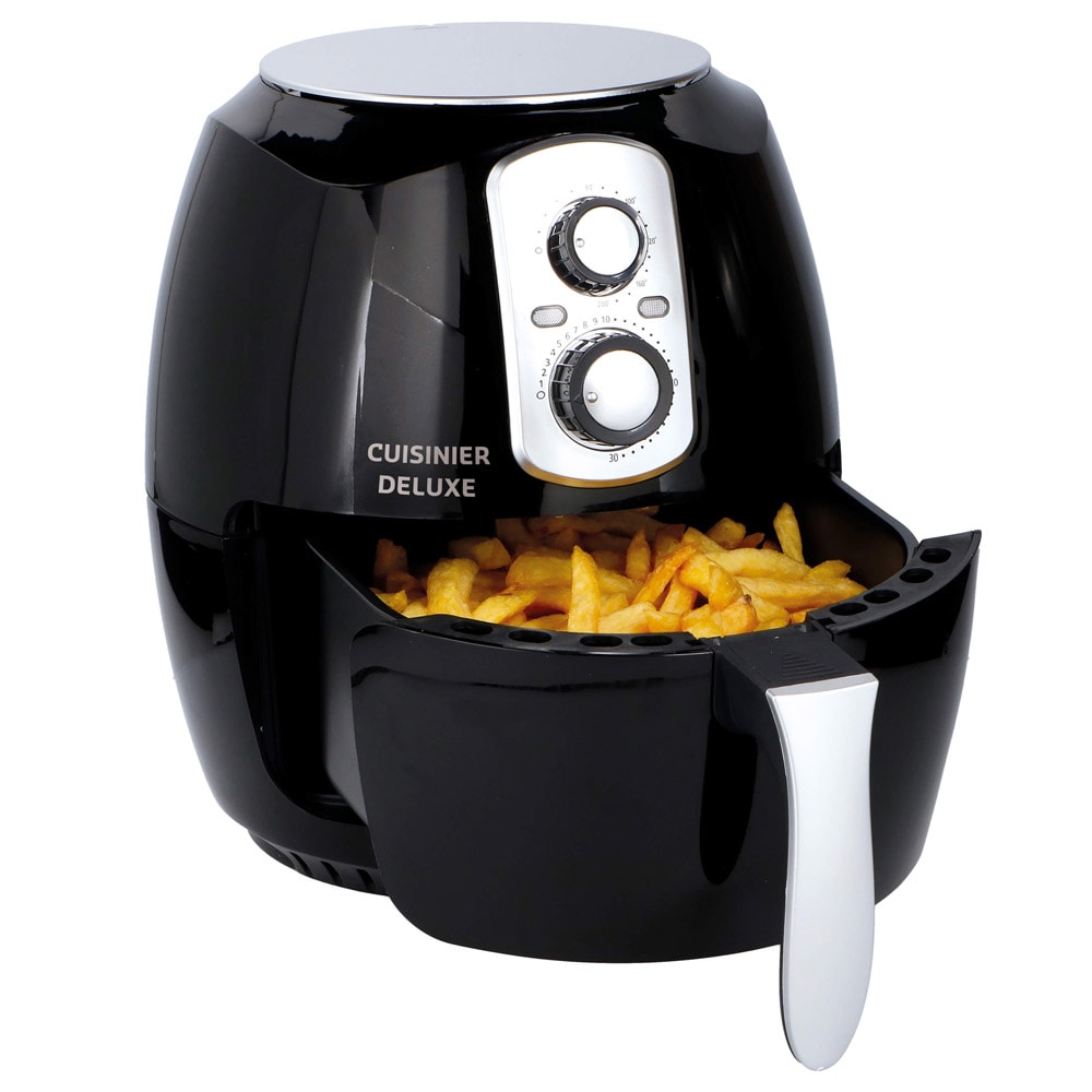 Cuisinier Deluxe  Air Fryer 1400W 3.6L Musta